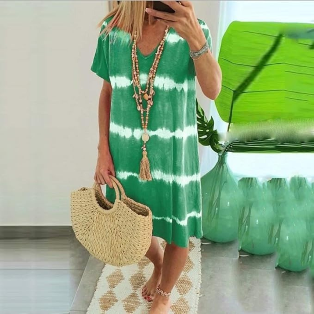 Wilma - Effortless Tie-Dye Dress