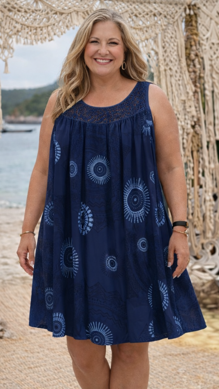 Natalie | Flowy Sleeveless A-Line Confidence Dress