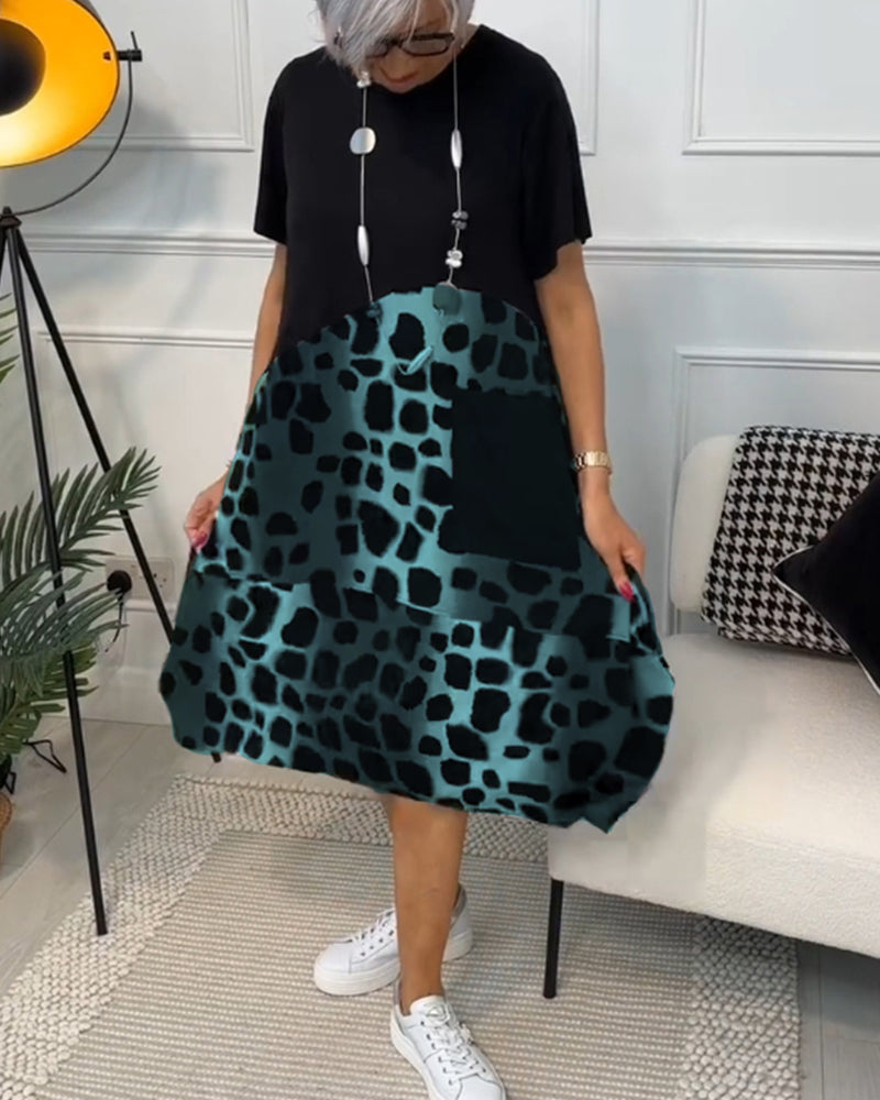 Sherlene - Leopard Print Dress