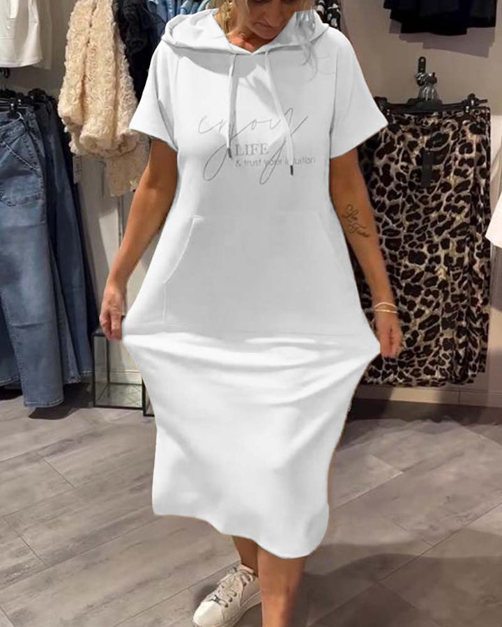 Bridget - Casual Hoodie Dress