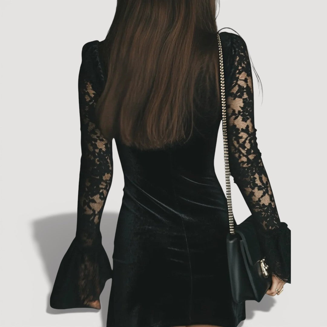 Élise |Satin Bow Dress