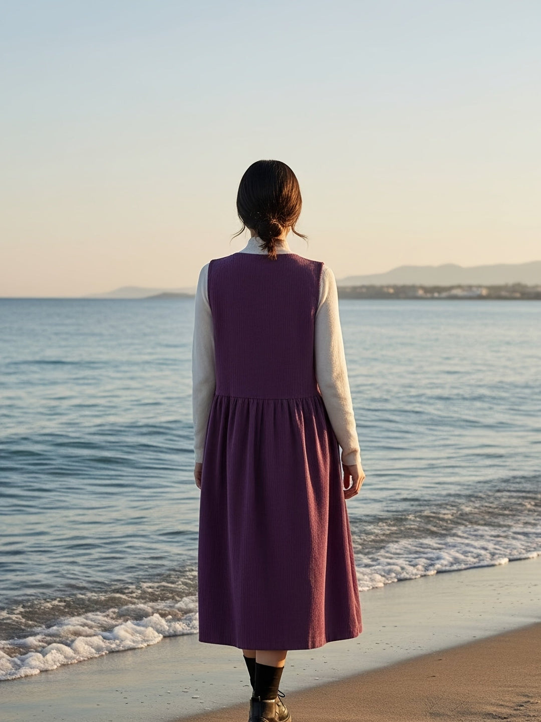Velora |  Midi Vest Dress