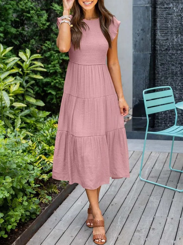 Marlene - Elegant Dress with Tummy Coverage