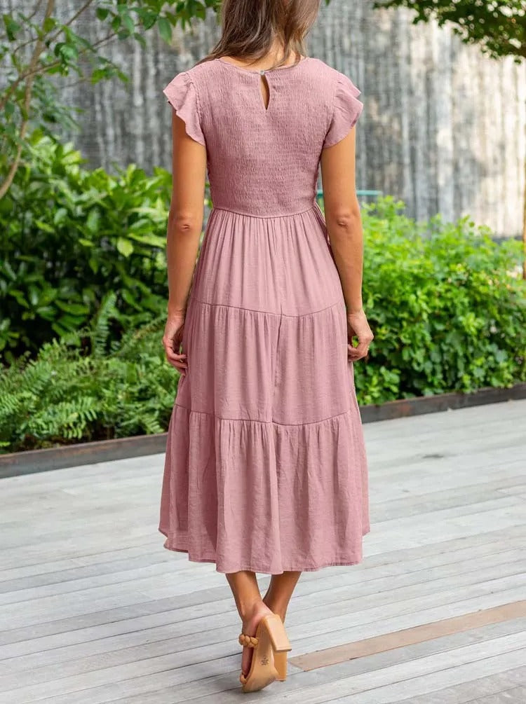 Marlene - Elegant Dress with Tummy Coverage